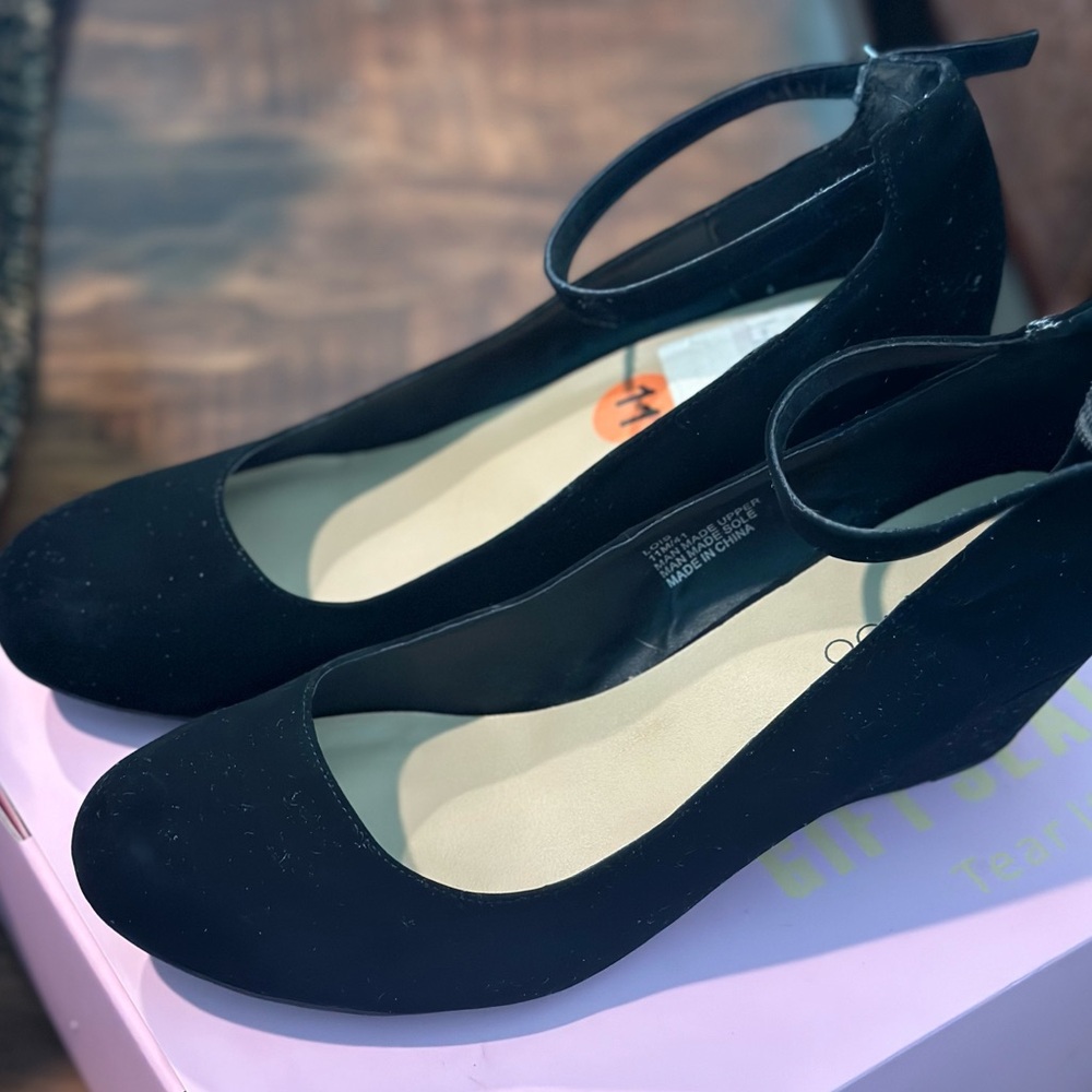 Wedge Suede Shoes